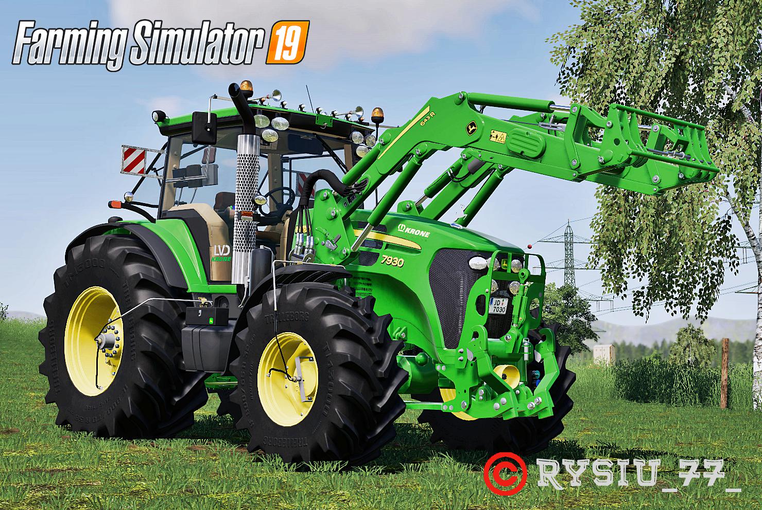FS19 - John Deere 7030 Series V3.0