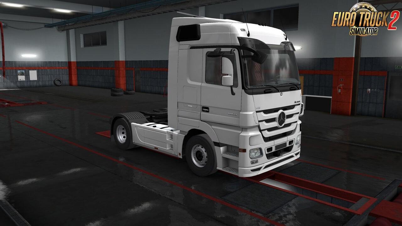 ETS2 - Mercedes New Actros MP3 Mirrors V1.0 (1.36.x)