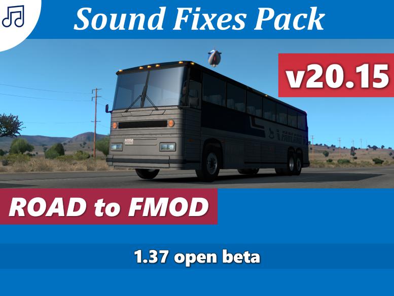 ATS - Sound Fixes Pack V20.15 (1.37.x)