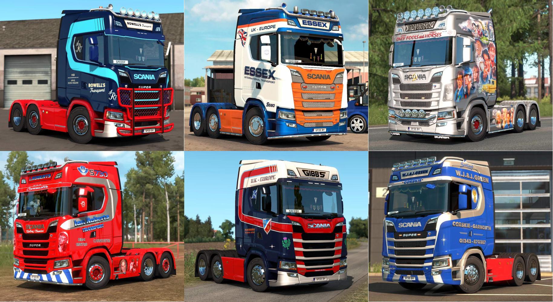 Ets2 Scania Ng Uk Companies Skinpack V1 137x Euro Truck Simulator 2 Modsclub 8343