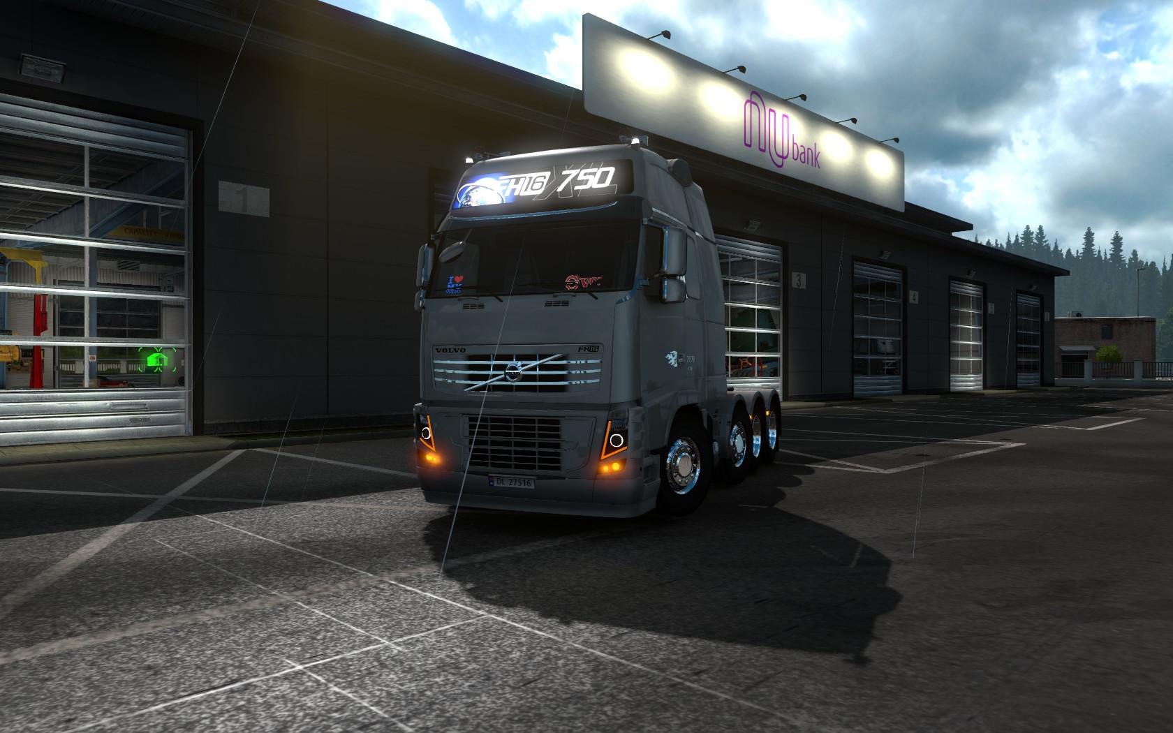 ETS2 - Nubank White Garage Mod (1.39.x)