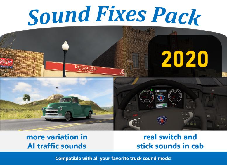 ETS2 - Sound Fixes Pack V20.0 (1.36.x)