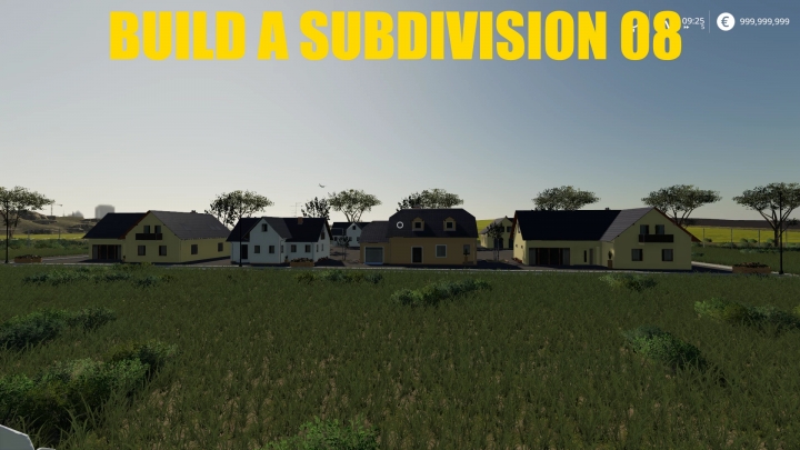 FS19 - Build A Subdivision 08 V1.0
