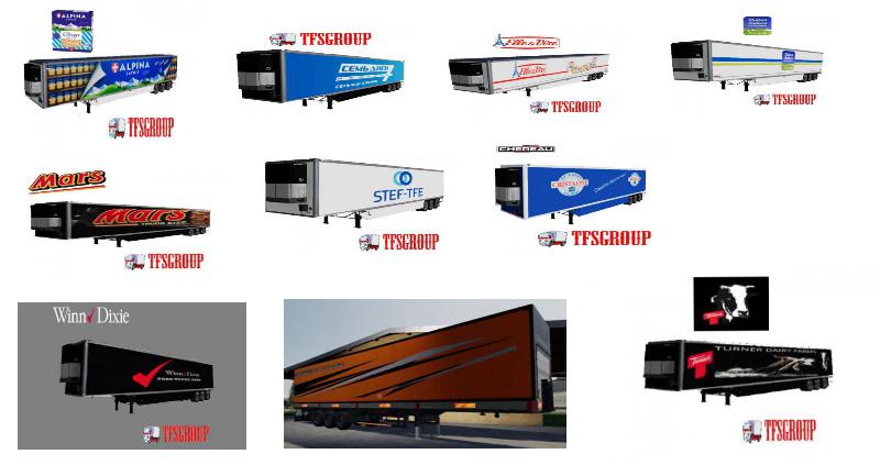 FS19 - Refrigerated industrial Trailer Pack V1.5