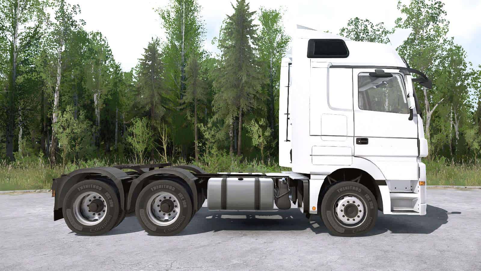 Spintires:Mudrunner - Mercedes-Benz Actros (MP3) Truck