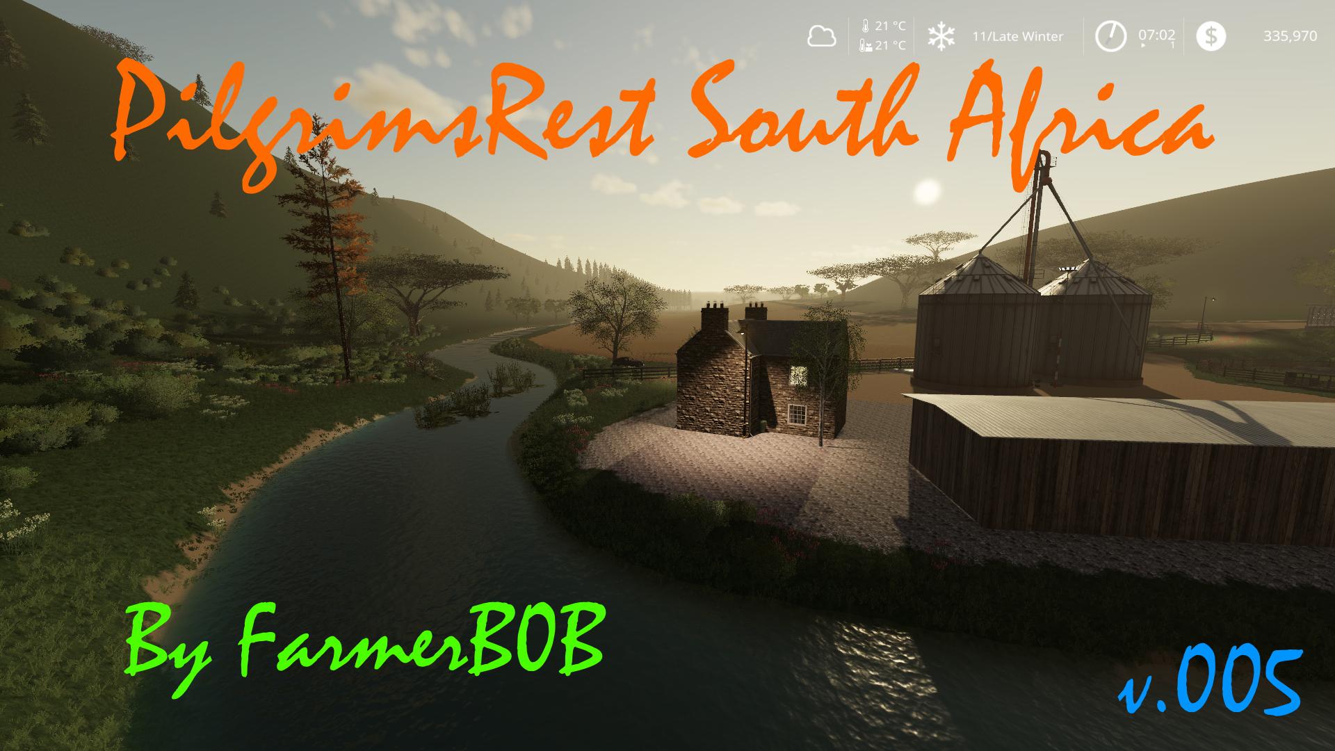 FS19 - PilgrimsRest South Africa Map V005