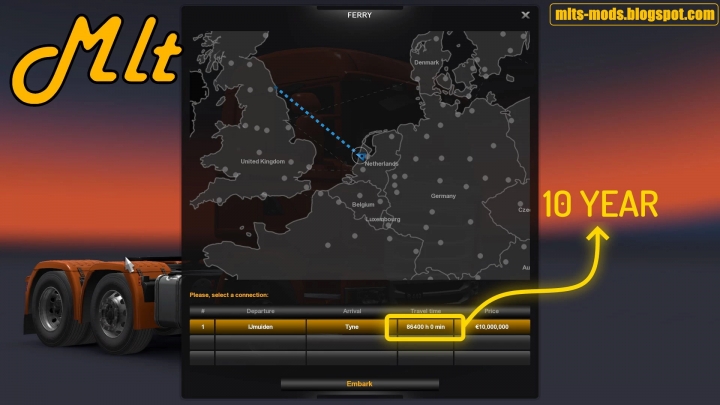 ETS2 - 10 Years of Ferry Travel (1.41.x)