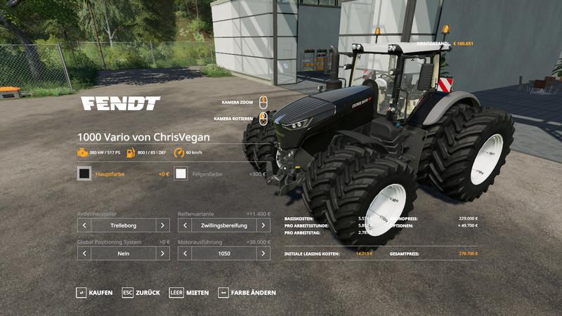 FS19 - Fendt 1000 Vario Color Collection V1.0