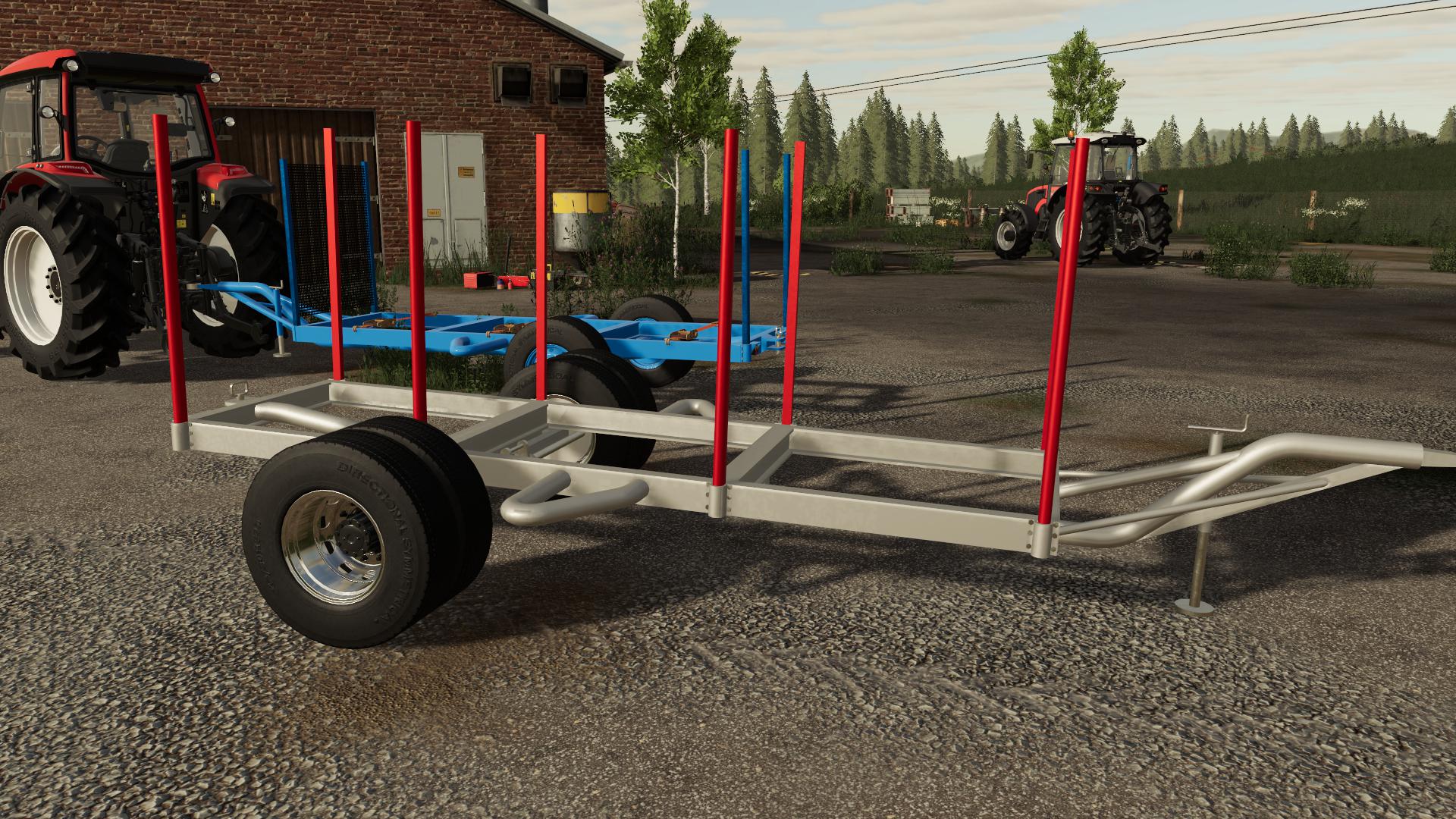 FS19 - Lizard Small Wood Trailer V1.0