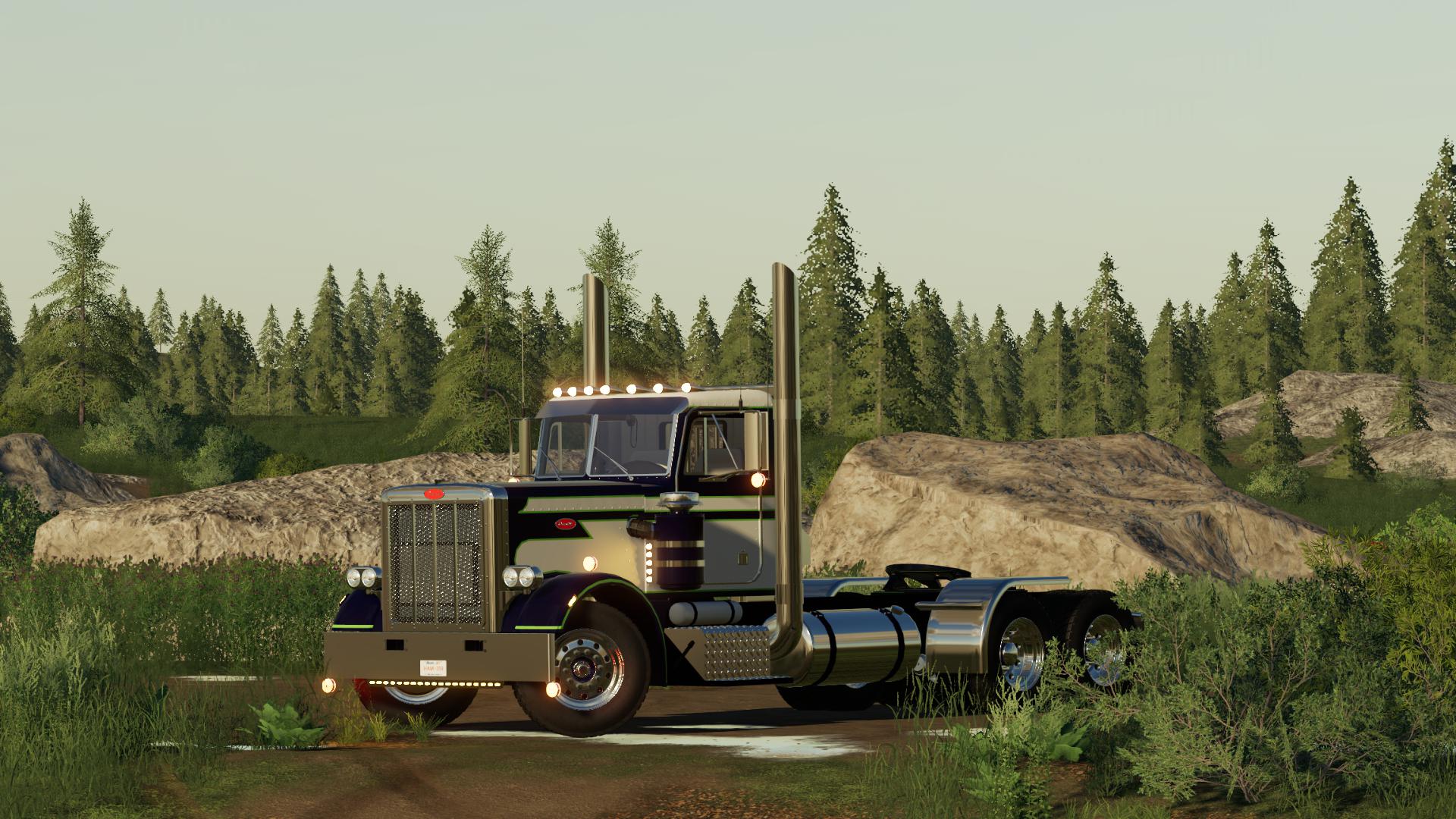 how to use peterbuilt service truck fs19