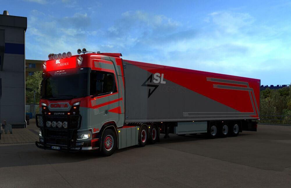 Ets Skin Pack Transport Logistics For Scania S R Nex Vrogue Co