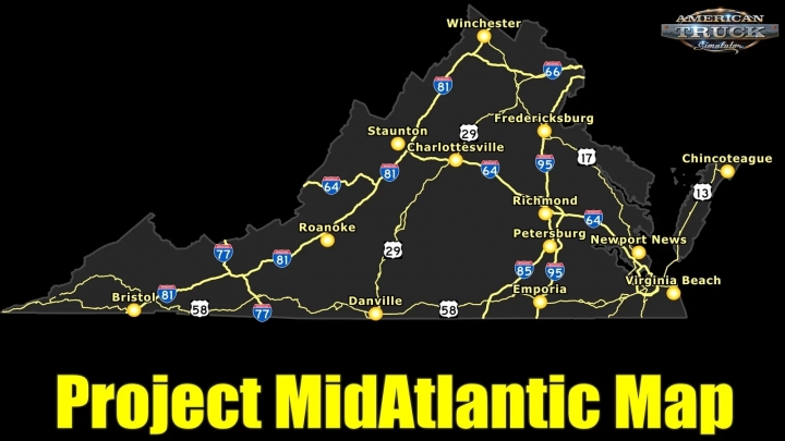 ATS - Project MidAtlantic Map V0.2.0.1 (1.41.x)