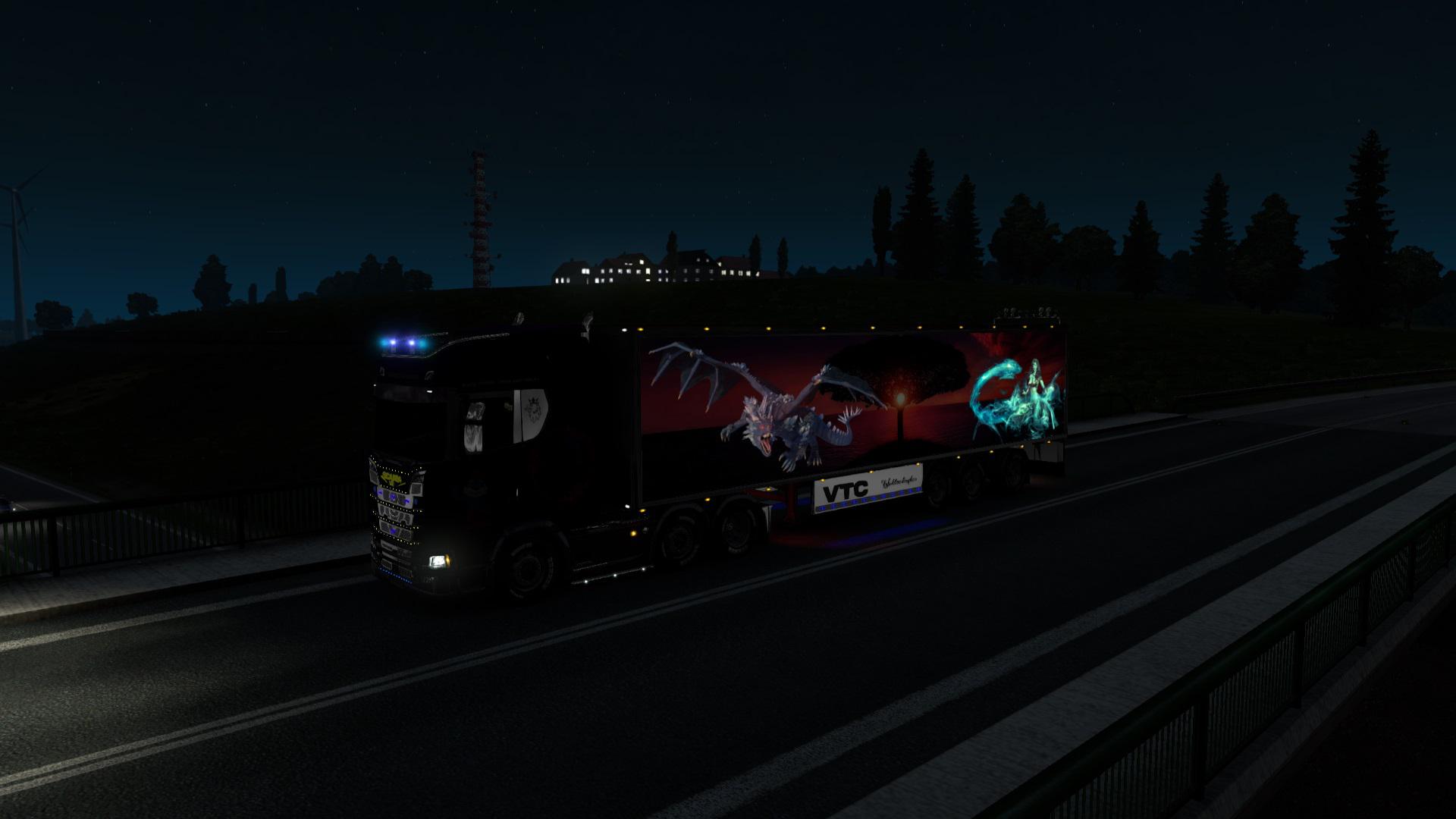ETS2 - Glowing Sides Trailer V1.0 (1.39.x)