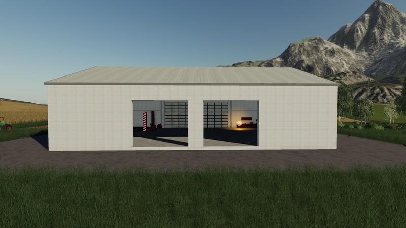FS19 - Hall With Workshop V1.0
