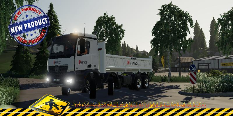 FS19 - Mercedes Arocs Benne Eiffage V1.5