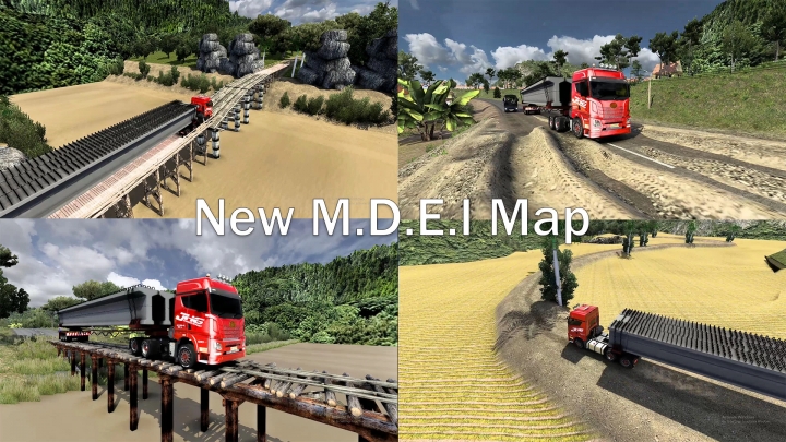 ETS2 - New M.D.E.I Map Save Game Profile (1.40.x)