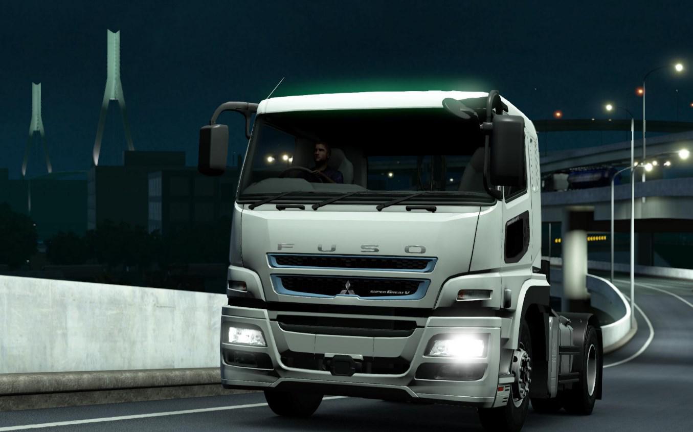 ETS2 - Mitsubishi Fuso SuperGreat Truck V1.392 (1.39.x)
