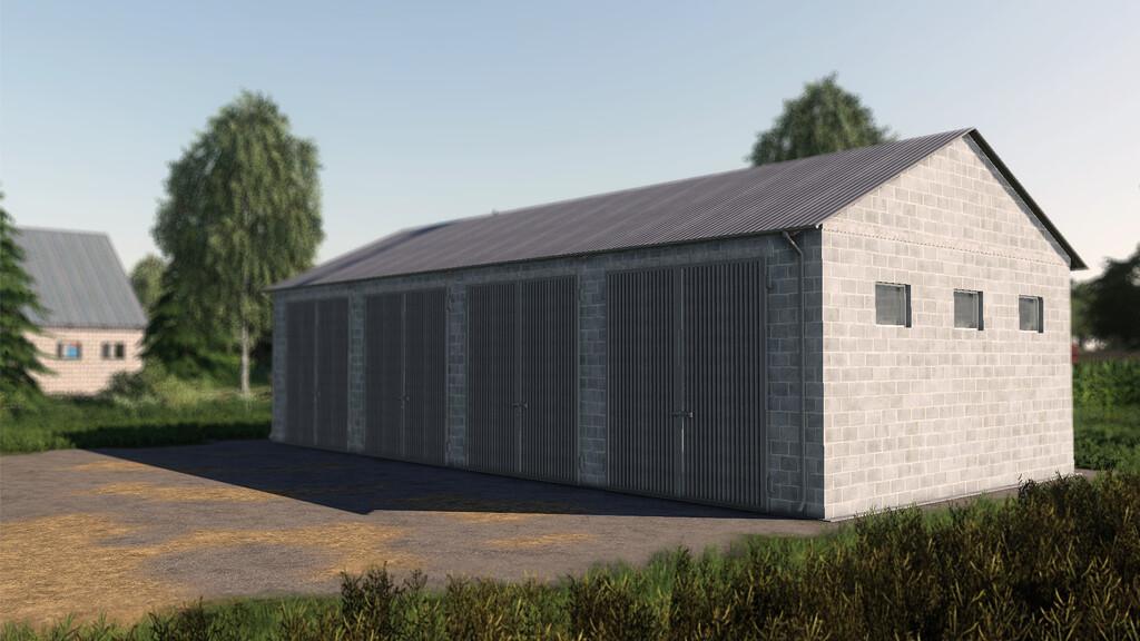 FS19 - Garage 21 x 10 Meters V1.0