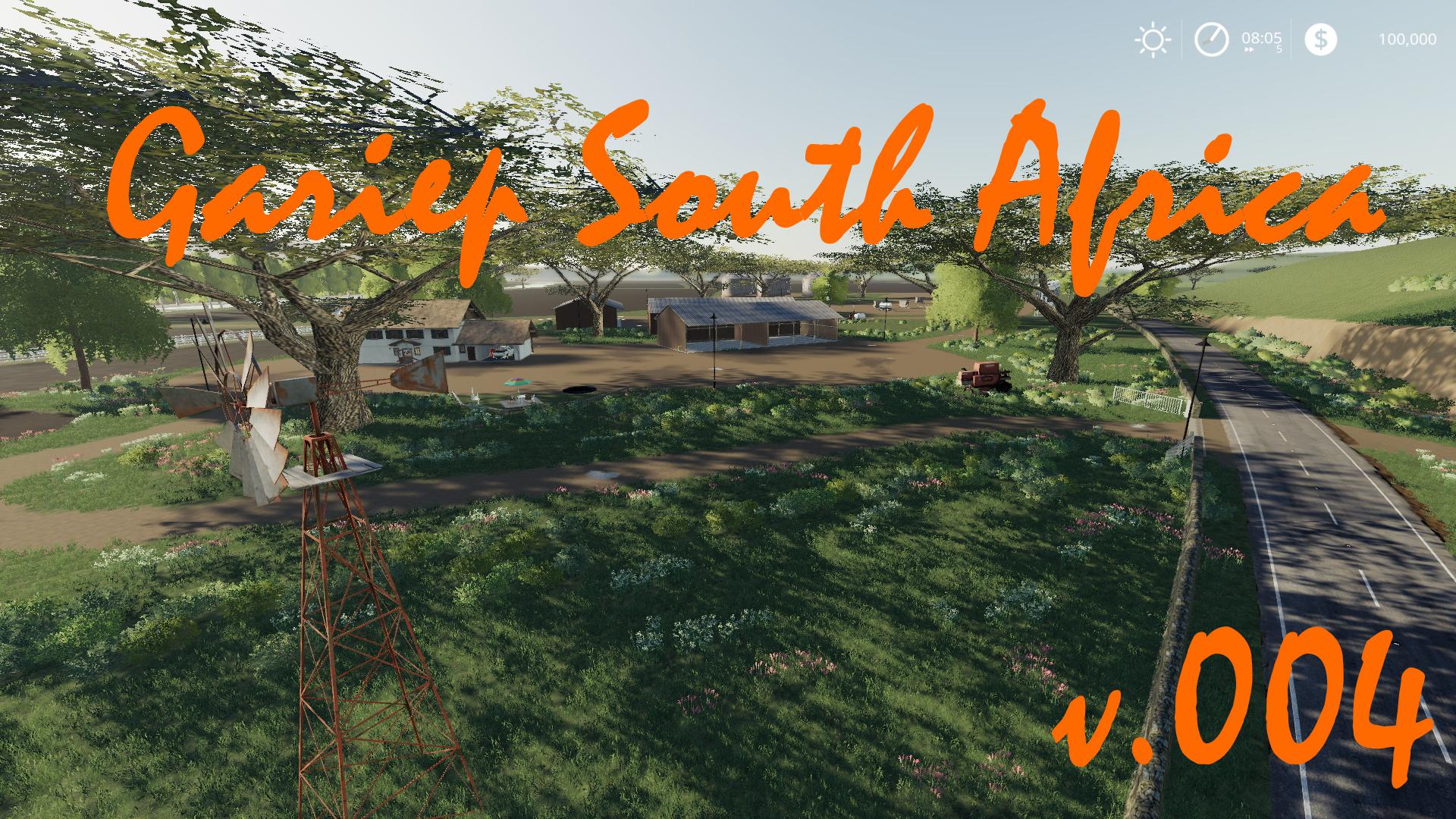 FS19 - Gariep South Africa Map V004