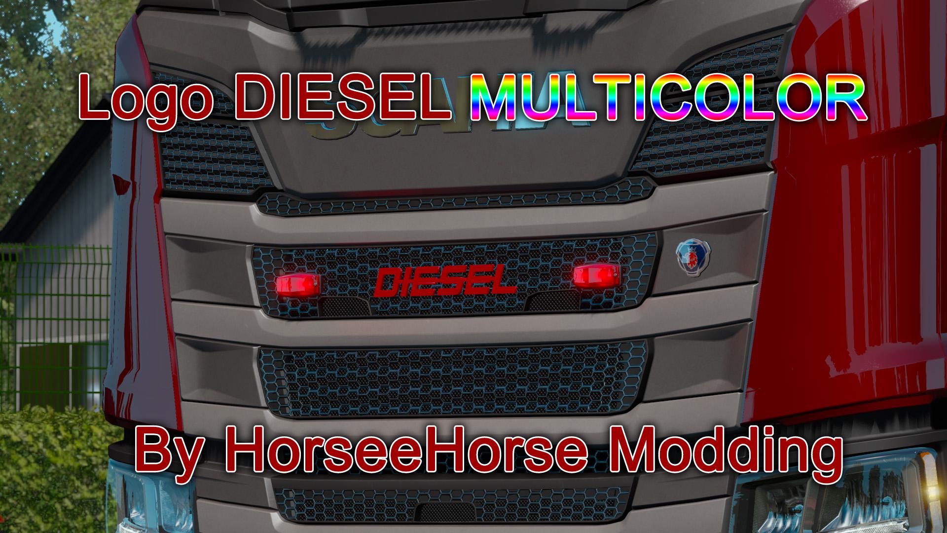 ETS2 - Logo Diesel Multicolor V1.0 (1.36.x)