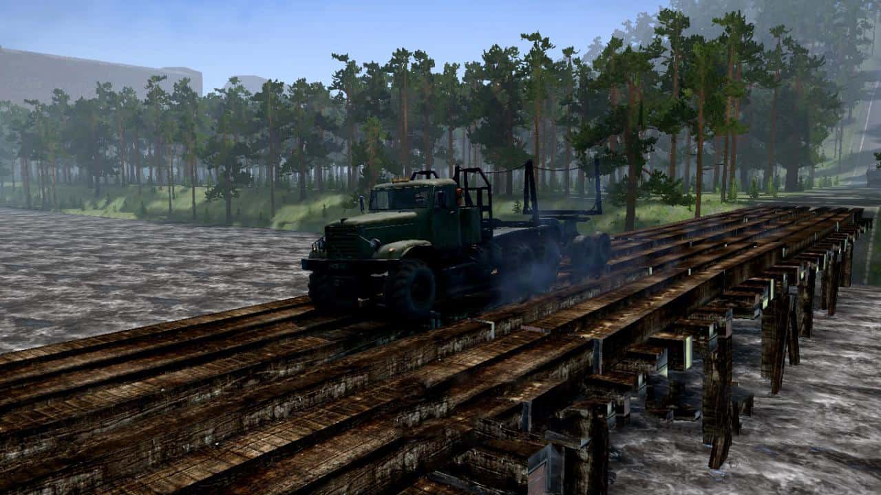 Spintires:Mudrunner - Tiger Cold Rain Map V1