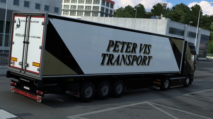 ETS2 - Peter Vis Transport DAF XF105 Skin V1.0 (1.40.x)