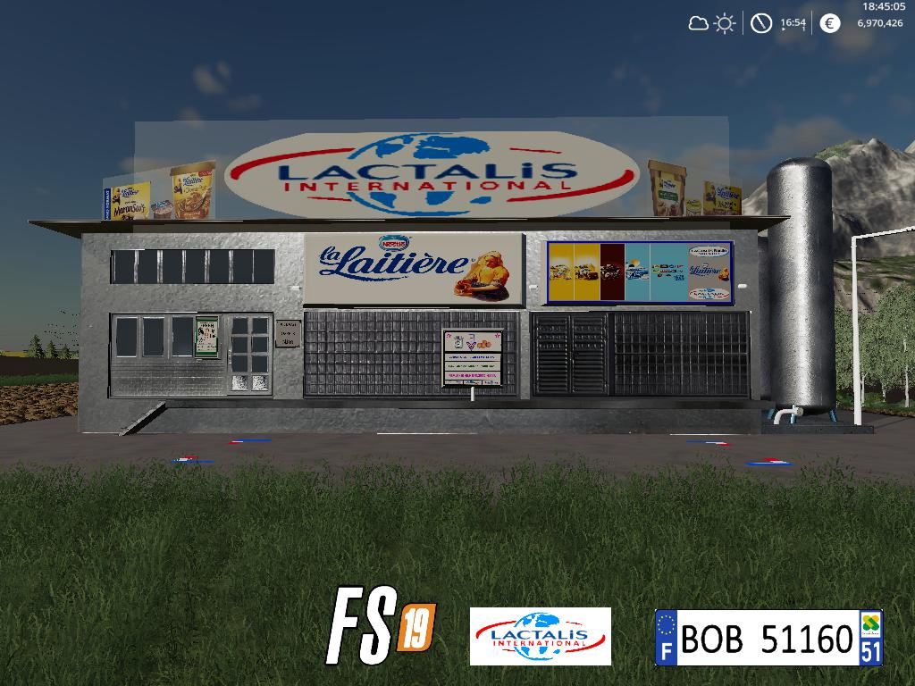 FS19 - Laiterie Lactalis V2.0