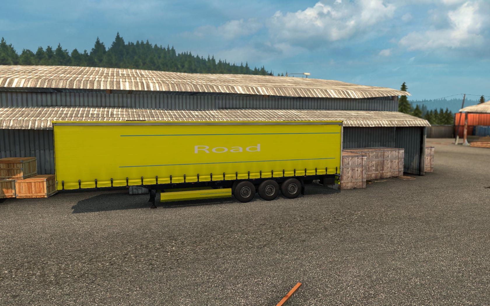 ETS2 - Road Skin V1.0 (1.36.x)