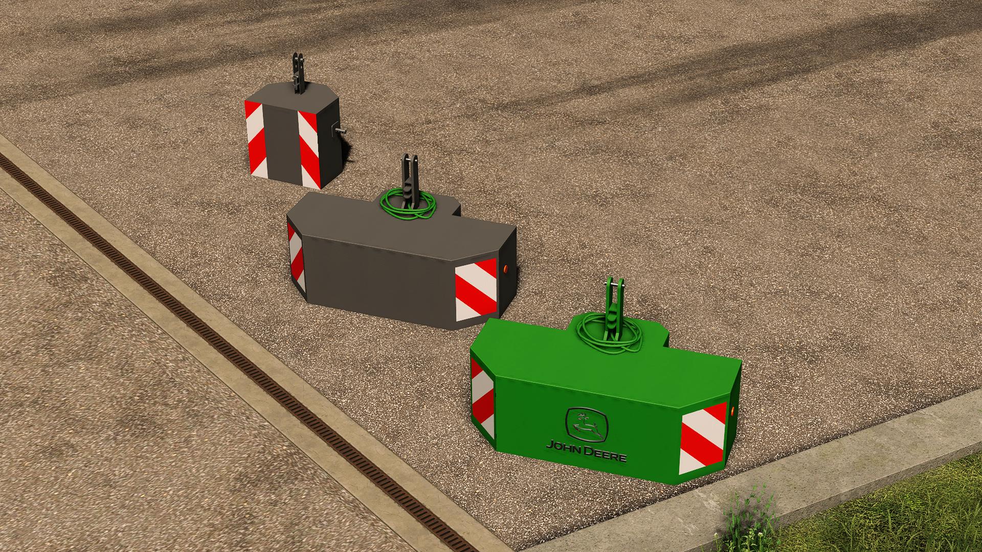 FS19 - 900KG-2000KG Weight V1.0