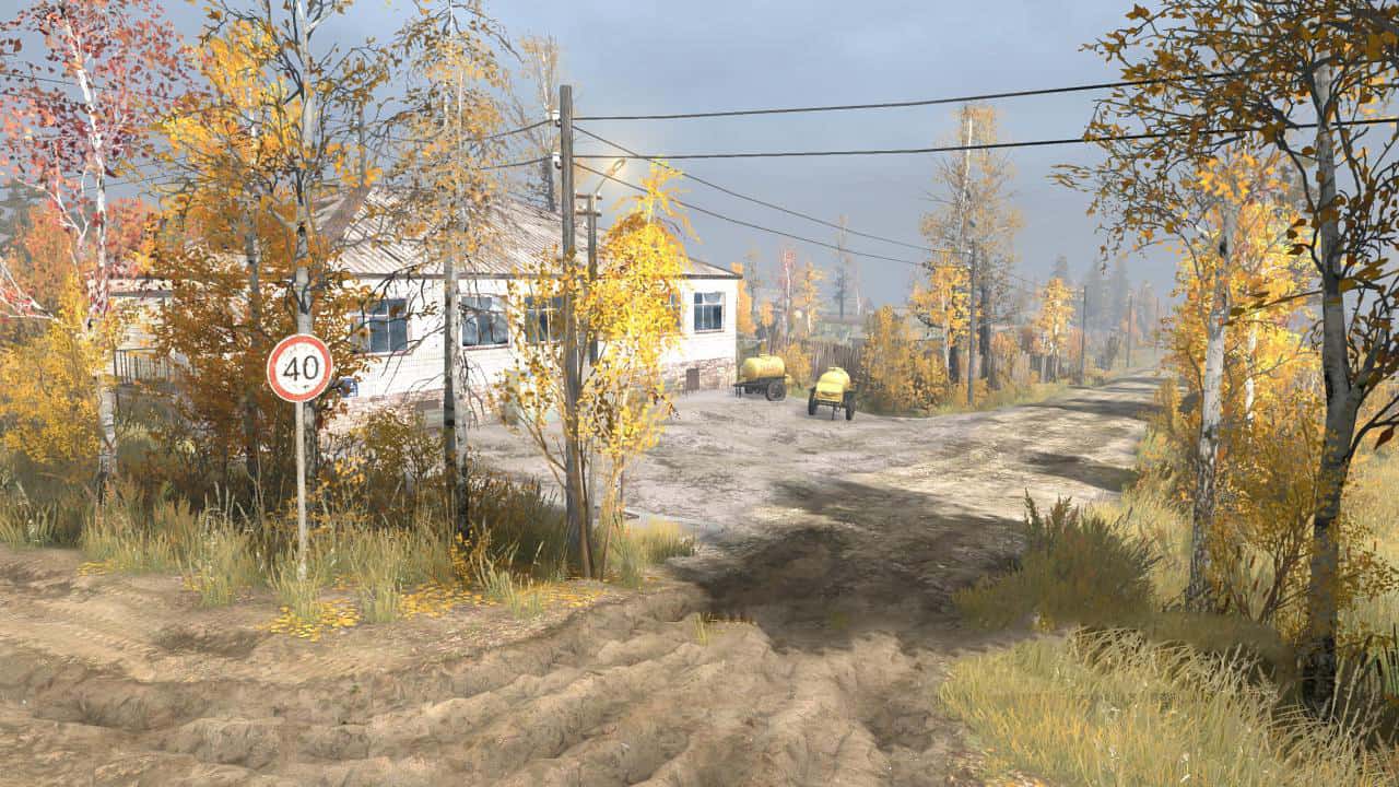 Spintires:Mudrunner - In The Russian Outback 3 Map V1.0
