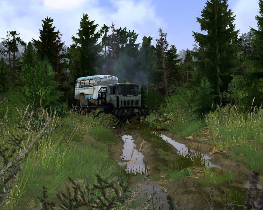 Spintires:Mudrunner - Logistics 3 – Village Map V1.0