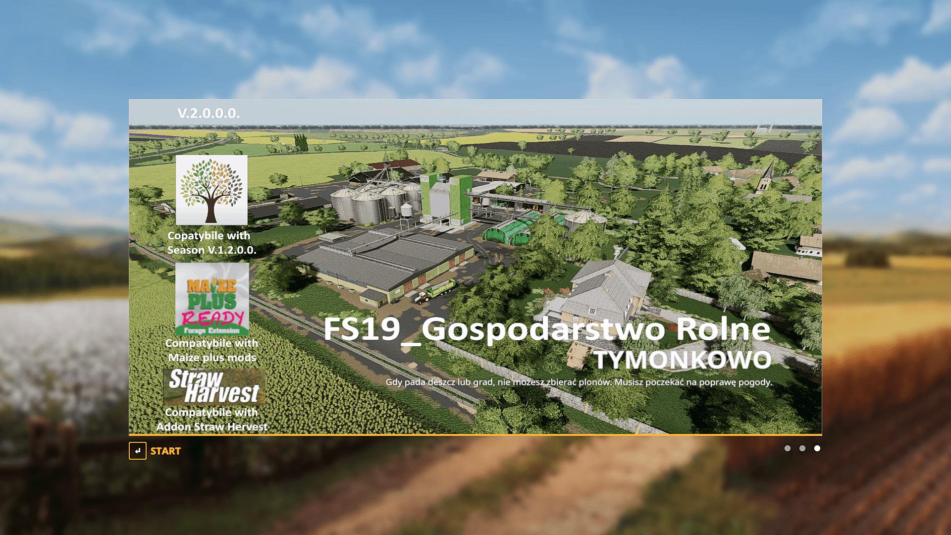FS19 - Tymonkowo Full Compatybile V2