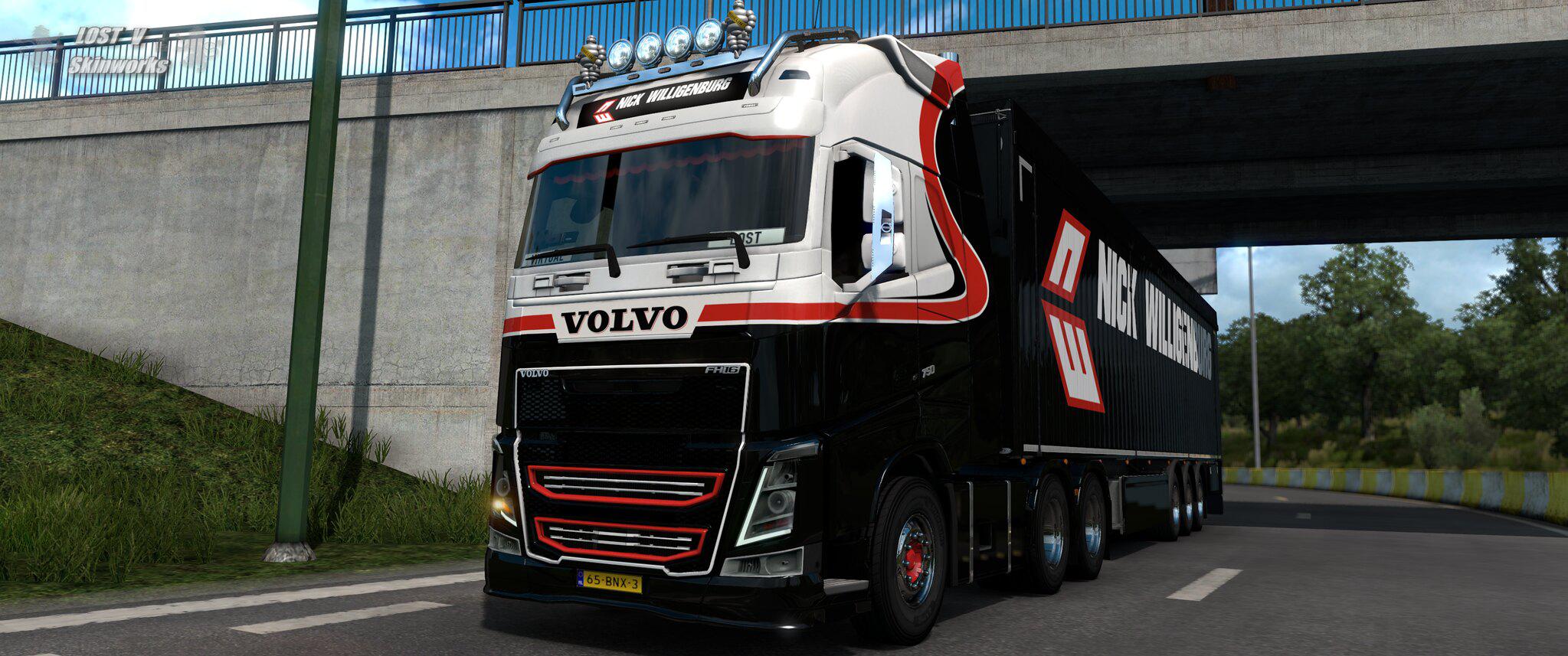 Ets2 Volvo Fh Nick Willigenburg Combo Skin V1 0 1 39 X Euro Truck