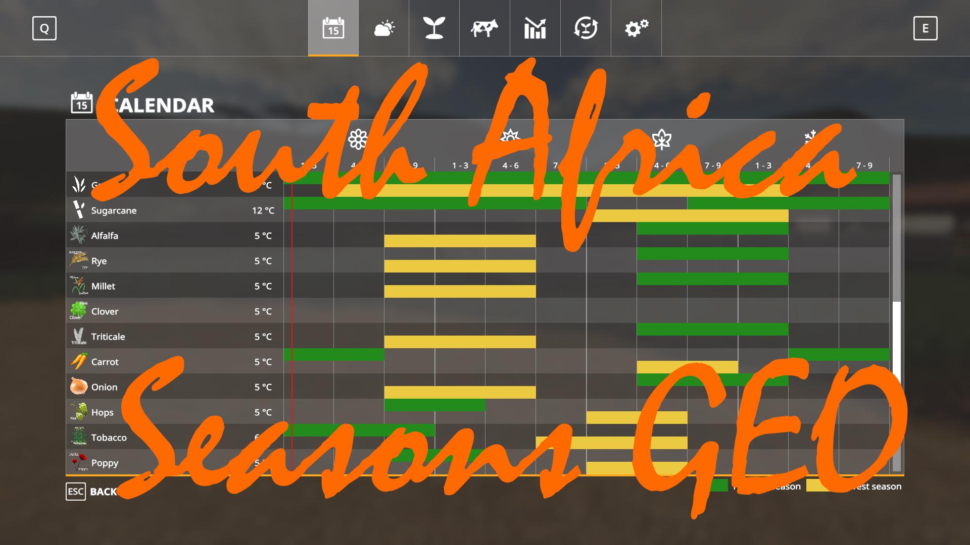 FS19 - Seasons Geo South Africa V1.0