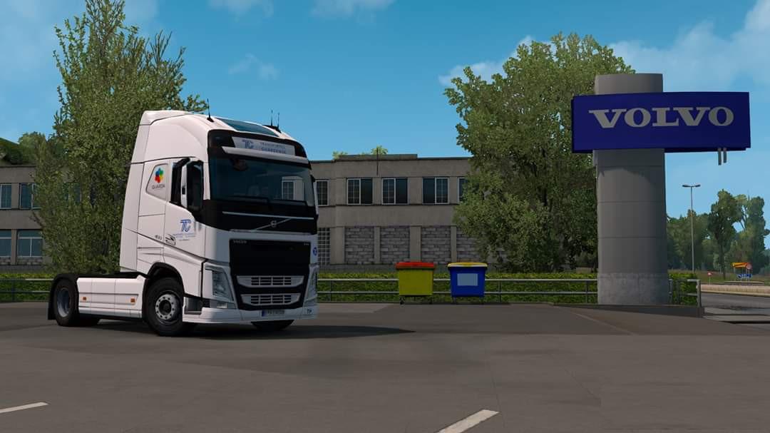 ETS2 - Volvo FH12 Eugene – Transportes Guardense V1.0 (1.36.x)