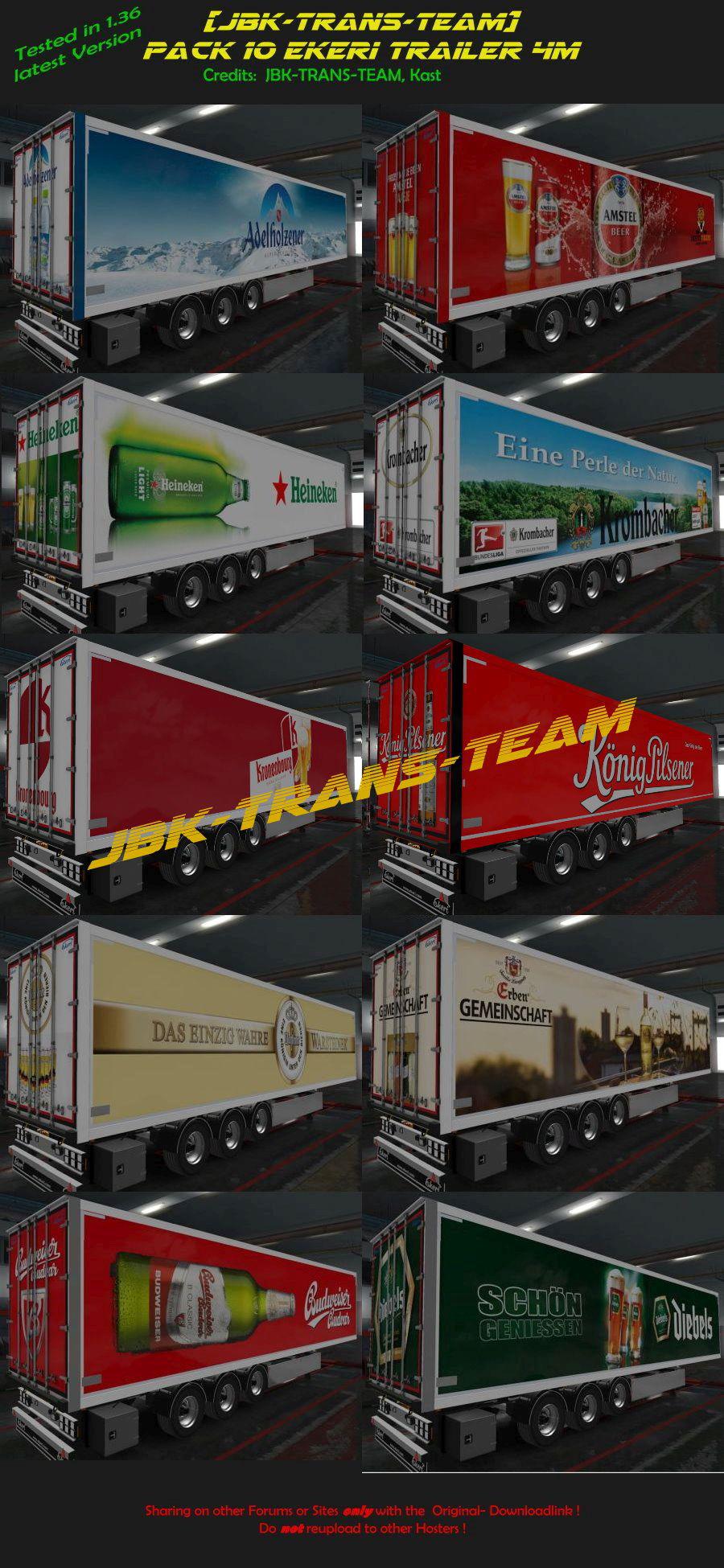 ETS2 - JBK 10 Ekeri Trailer 4M V1.0 (1.36.x)
