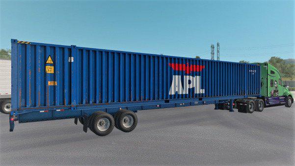 ATS - 53ft Container Cargo Pack for Owned Gooseneck (1.38.x)