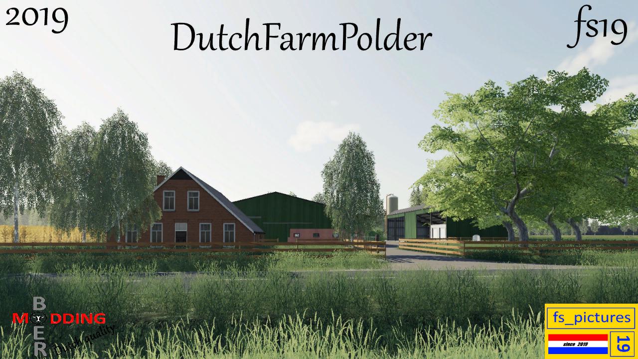 FS19 - Dutch Farm Polder Map V1.2