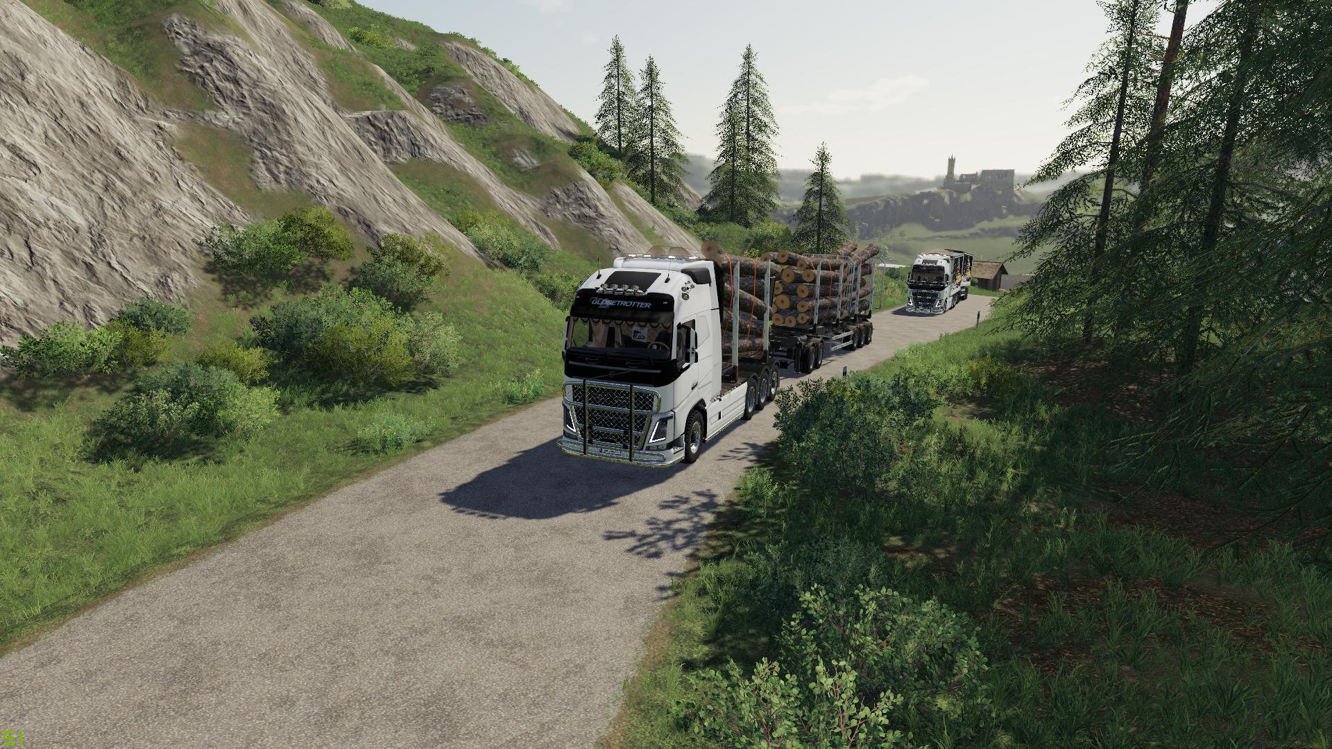 FS19 - Volvo Fh16 Woodchip and Trailer V1.0