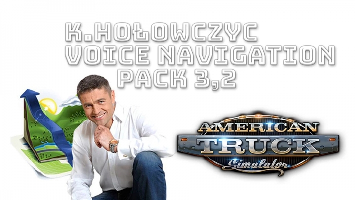 ATS - K.Holowczyc Voice Navigation Pack V3.2 (1.41.x)
