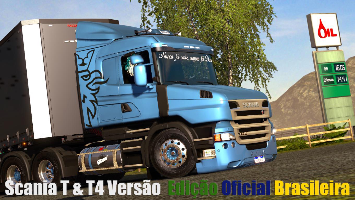 ETS2 - Scania T and T4 Brazilian Oficial (1.36.x)