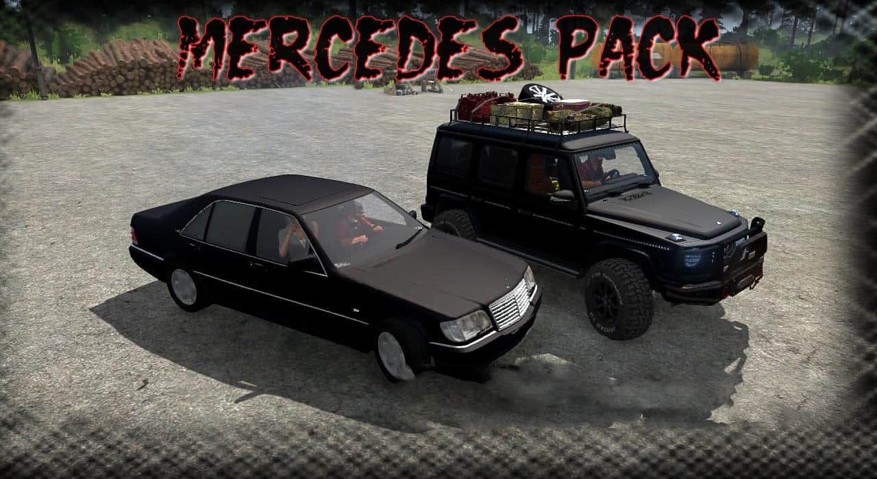 Spintires:Mudrunner - Mercedes Pack V1.0