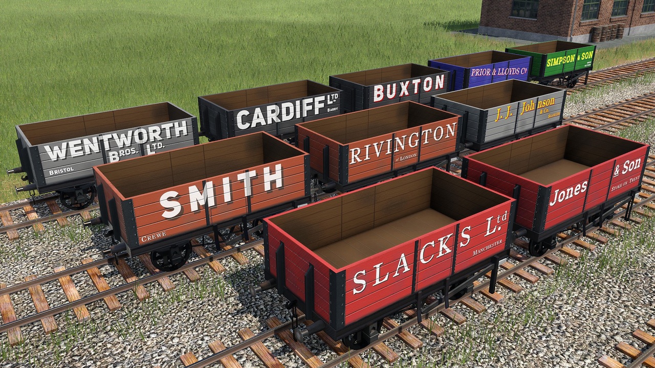 Transport Fever 2 - British Private Owners Open Waggons Addon