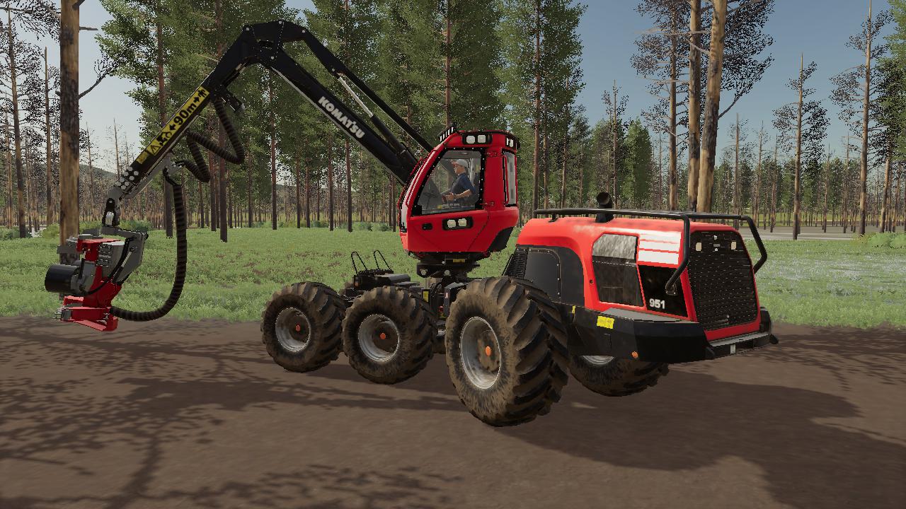 FS19 - Big Wood Komatsu 951 V1.0