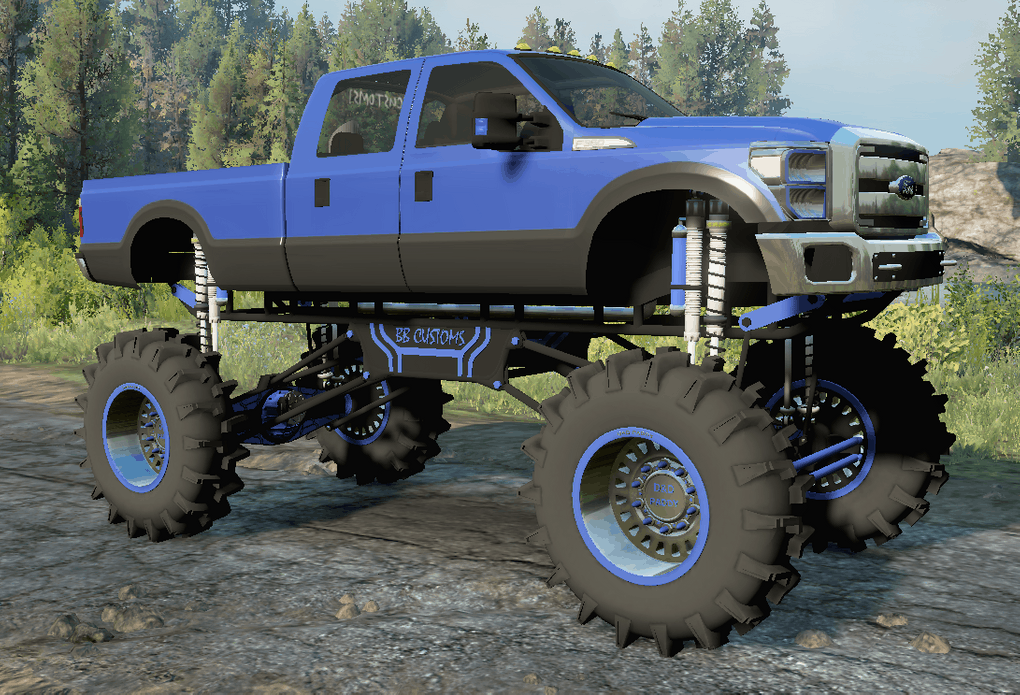 SnowRunner - BBCUSTOMS F-350 Diesel Mega Mud Truck V1.6.9