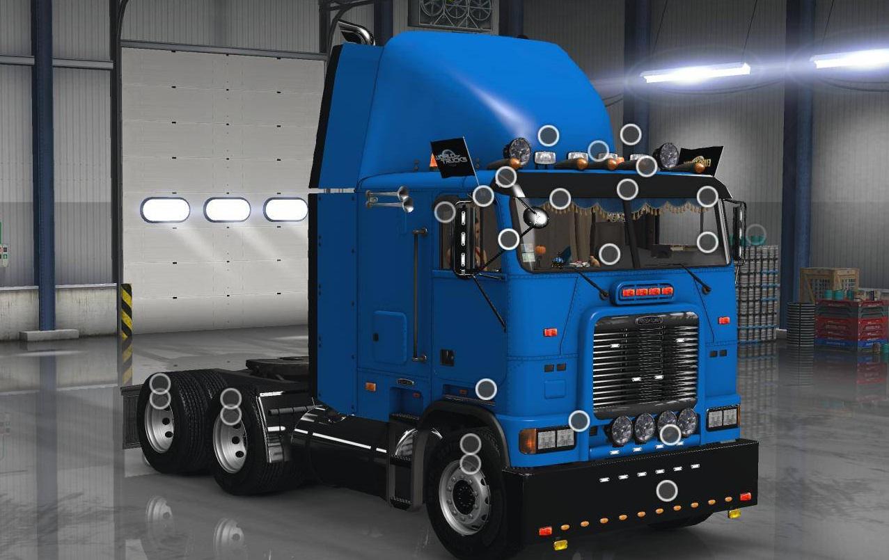 ETS2 - Freightliner FLB Truck V2.0.7.1 (1.35.X)