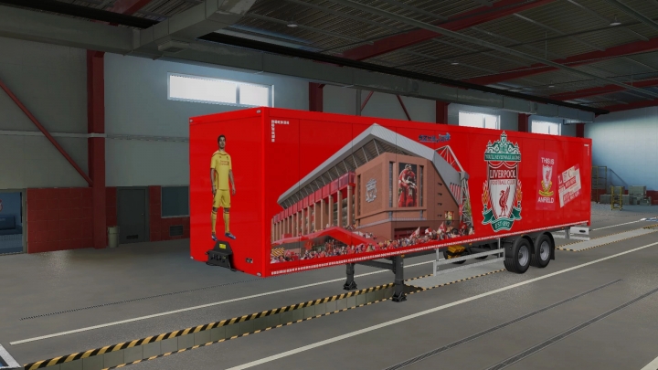 ETS2 - Liverpoolfc Box Trailer (1.40.x)
