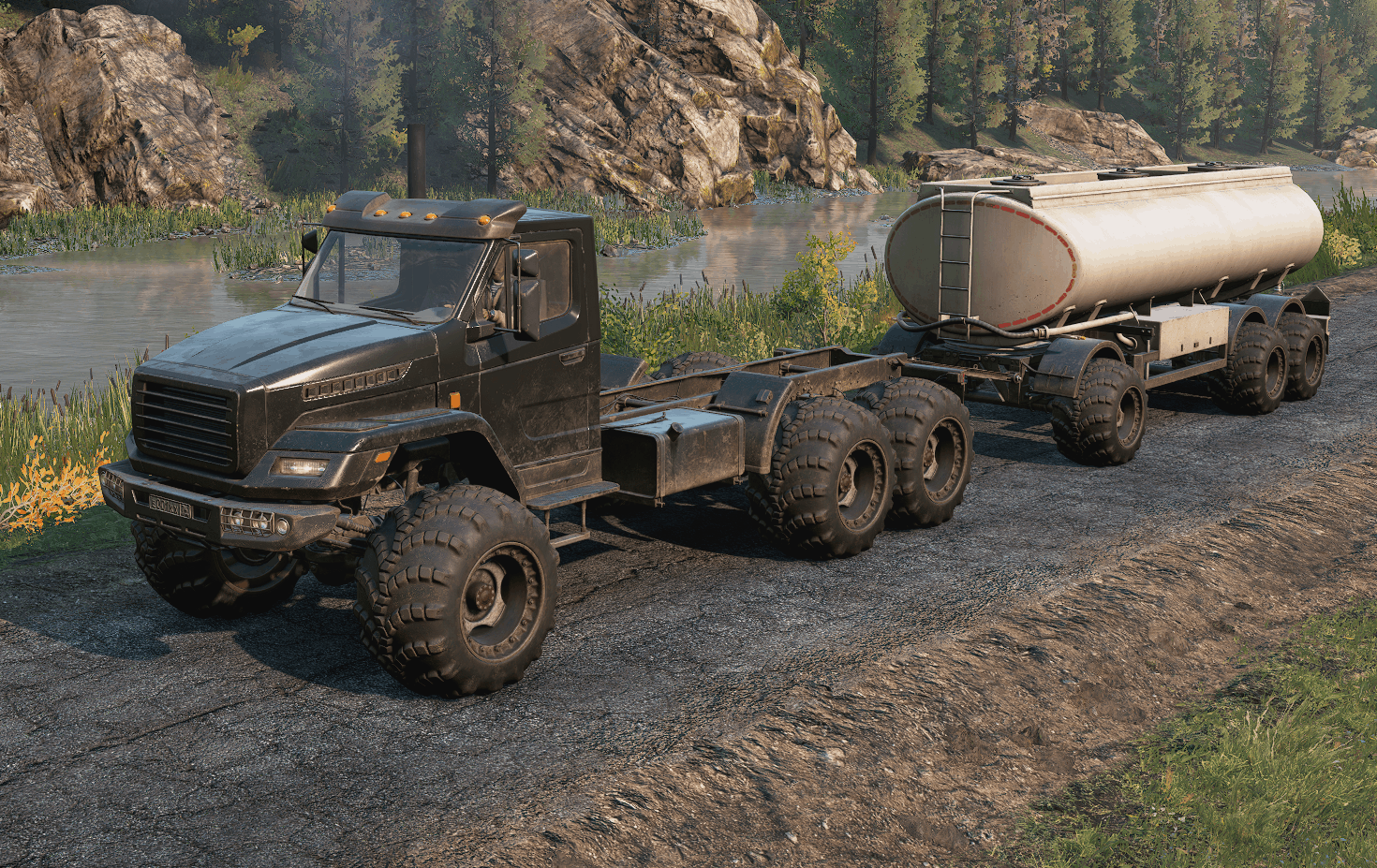 SnowRunner - Offroad Trailer Oiltank V1