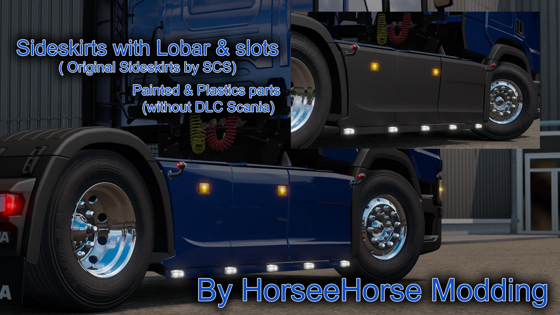 ETS2 - Sideskirts with Lobar for Scania NTG (1.36.x)