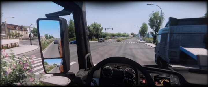 ETS2 - Scratches on Windshield V1.0 (1.40.x)